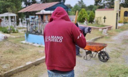 Rehabilitan el Panteón Santa Rosa en San Mateo 2ª Sección, Tepeji del Río.