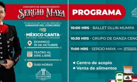 Concierto de Agradecimiento de Sergio Maya, joven tulense ganador del concurso “México canta»