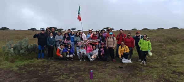 Se llevó a cabo una jornada de senderismo en la 𝗥𝘂𝘁𝗮 𝗱𝗲 𝗹𝗮 𝗠𝗲𝘀𝗮 𝗔𝗵𝘂𝗺𝗮𝗱𝗮 en Atotonilco de Tula