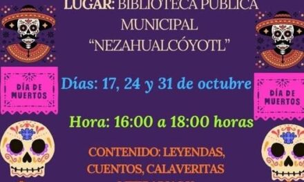Invitan al Taller de Día de Muertos en Tepeji del Río