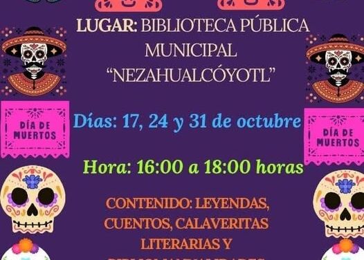 Invitan al Taller de Día de Muertos en Tepeji del Río