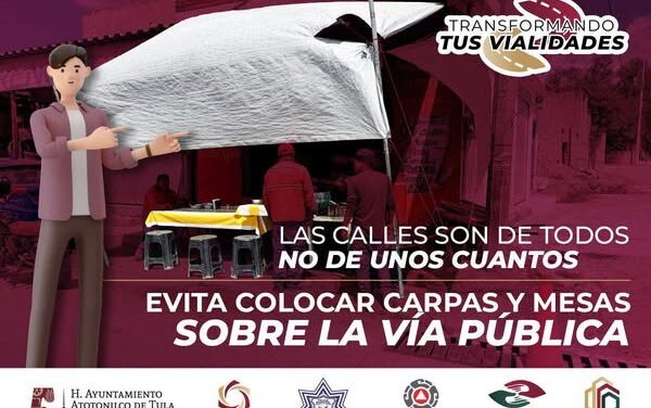 Fortalecen el orden y la seguridad vial en Atotonilco de Tula