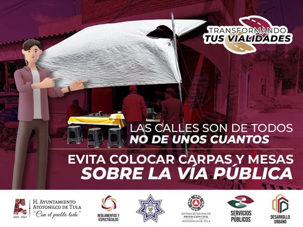 Fortalecen el orden y la seguridad vial en Atotonilco de Tula