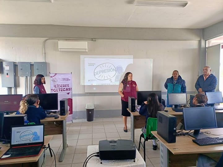 Imparten plática “Hablemos de depresión” en el COBAEH de Bomintzha