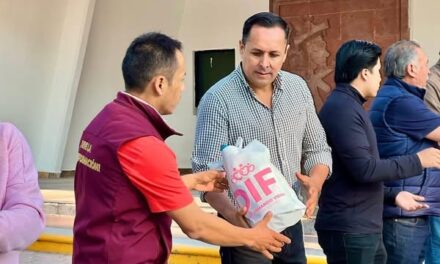 Sale convoy de Tula con víveres para familias afectadas por las lluvias del Huracán Priscilla