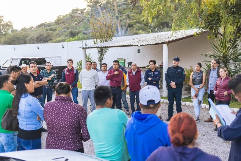 Alcaldesa de Tepeji se reúne con los delegados de Santa María Quelites, Montecillo, La Loma de San José, San José Piedra Gorda y Las Colonias