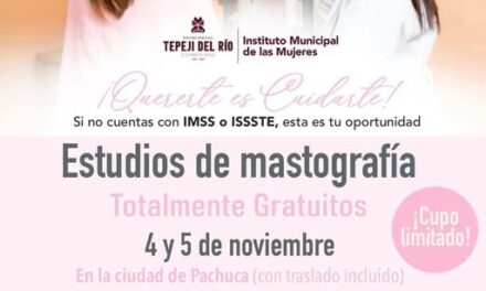 Gobierno de Tepeji invita a participar en la jornada de mastografías gratuitas