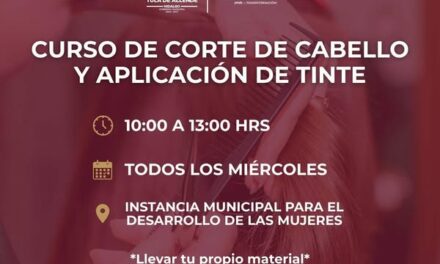 Invitan a participar en el curso de corte de cabello y aplicación se tinte en Tula
