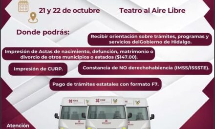 Las Unidades Móviles se encuentran dando servicio en Tula de Allende