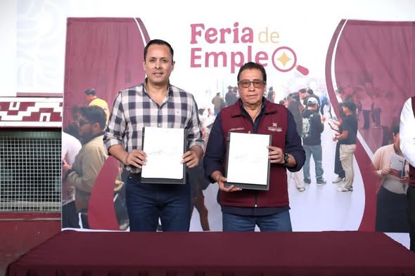 Tula de Allende impulsa el empleo formal con la Feria Nacional de Empleo y firma de convenio con la STPS