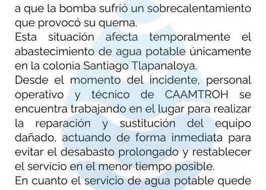 Comunicado Caamtroh