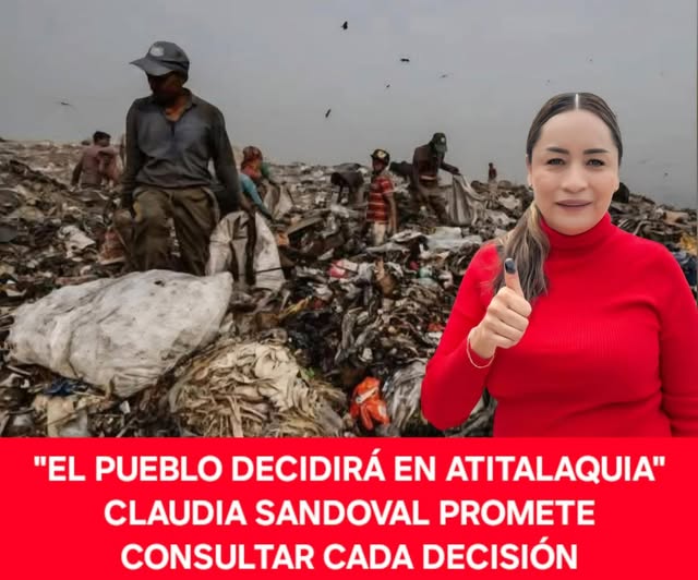 EXIGEN CONSULTA CIUDADANA Y ACUSAN A CLAUDIA SANDOVAL DE OCULTAR INFORMACIÓN SOBRE LA “RECICLADORA DE BASURA”