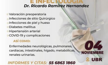 Aprovecha las consultas con especialista en Medicina Interna e Infectología en el DIF de Atotonilco de Tula
