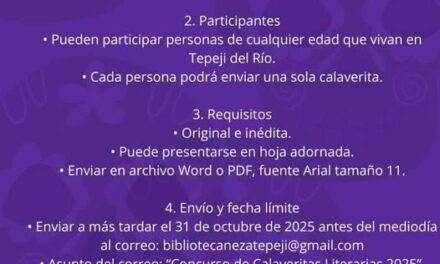 Convocatoria Concurso de Calaveritas Literarias 2025