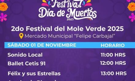 Disfruta de la magia que guarda el sabor, color y aroma en el Segundo Festival del Mole Verde en Tula de Allende