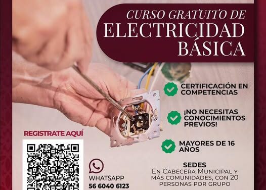 𝗖𝘂𝗿𝘀𝗼 𝗴𝗿𝗮𝘁𝘂𝗶𝘁𝗼 𝗱𝗲 𝗘𝗹𝗲𝗰𝘁𝗿𝗶𝗰𝗶𝗱𝗮𝗱 𝗕𝗮́𝘀𝗶𝗰𝗮 en Atotonilco de Tula