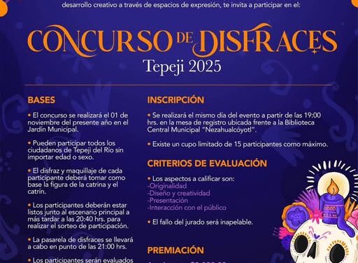 Participa en el Concurso de Disfraces en Tepeji del Río