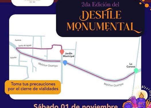 Hoy se llevará a cabo la Segunda Edición del Desfile Monumental en Tepeji del Río