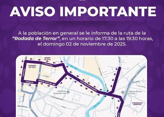 El día de hoy se llevará a cabo la «Rodada de Terror» en Tula de Allende