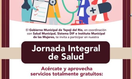 Gobierno Municipal de Tepeji del Río impulsa la salud preventiva a través de la Jornada Integral de Salud