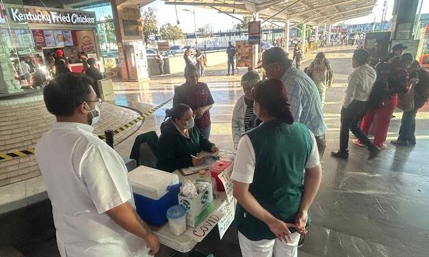SSH instala puntos de vacunacion en lugares de mayor afluencia