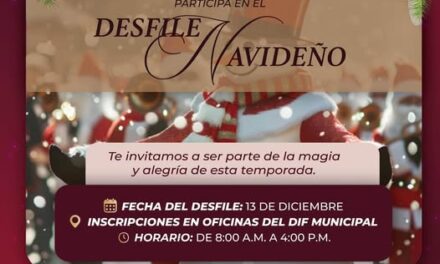 Participa en el Desfile Navideño en Atotonilco de Tula