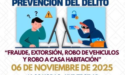 Fomentan la prevención del delito en Tula de Allende