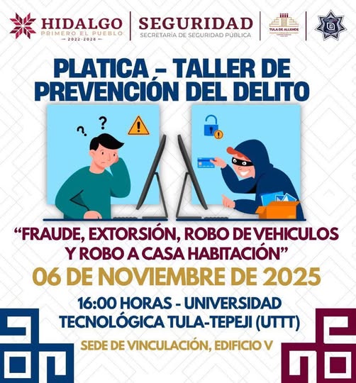Fomentan la prevención del delito en Tula de Allende