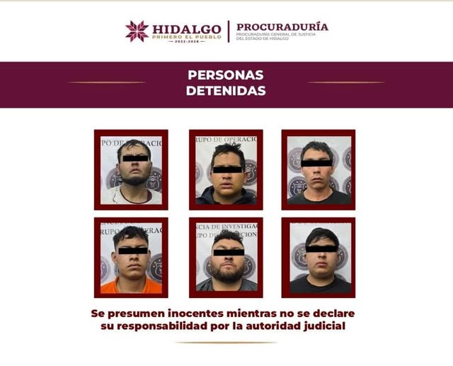 Rescatan en Atitalaquia a una persona privada de su libertad; hay 6 detenidos