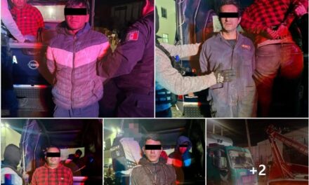 Detienen a 4 personas presuntamente relacionadas con el robo de un tráiler