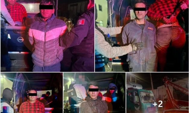 Detienen a 4 personas presuntamente relacionadas con el robo de un tráiler