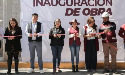 Yocelyn Tovar encabeza dos inauguraciones de obras