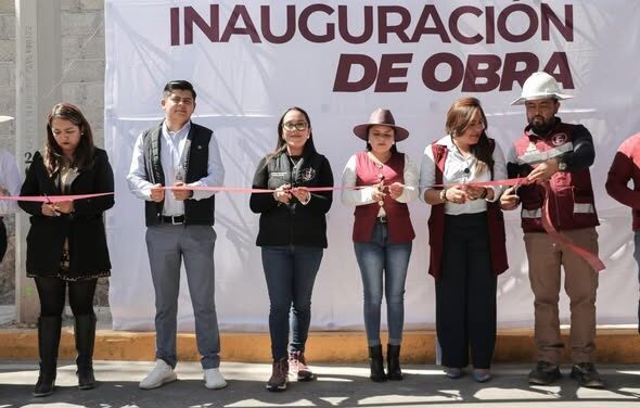 Yocelyn Tovar encabeza dos inauguraciones de obras