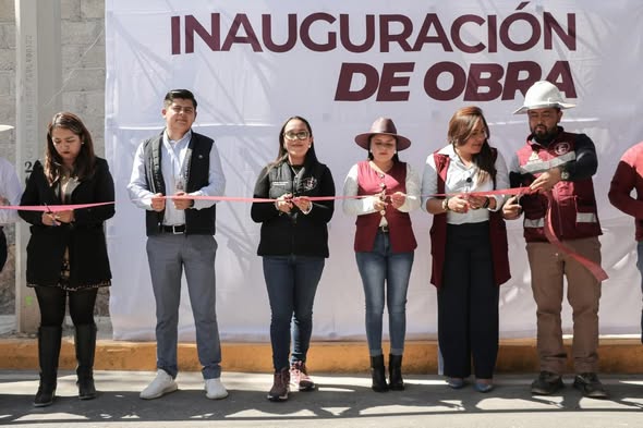 Yocelyn Tovar encabeza dos inauguraciones de obras