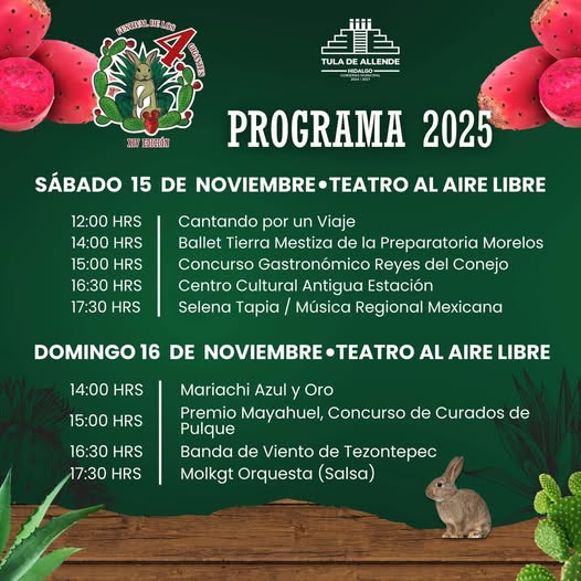 Todo listo para el XIV Festival de los 4 Gigantes en Tula de Allende