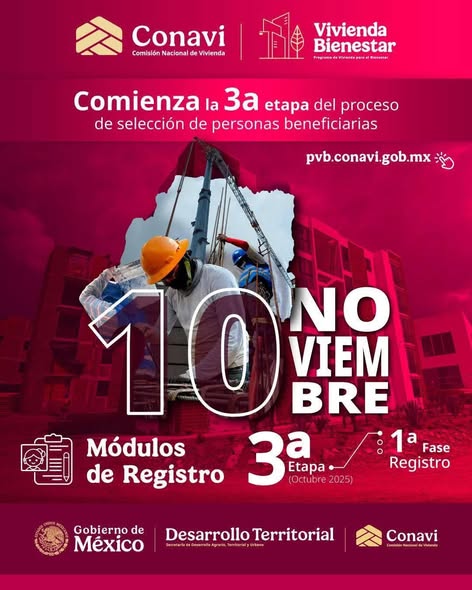 Se parte del programa federal “Viviendas del Bienestar”