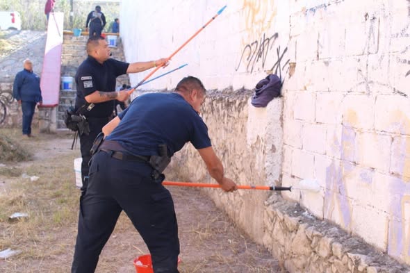 Reaizan faena comunitaria en la comunidad de Progreso de Atotonilco de Tula