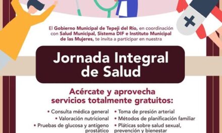 Mañana jueves habrá Jornada Integral de la Salud en San Mateo