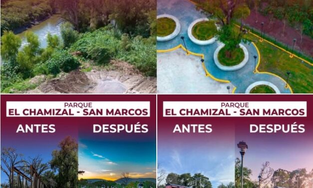 El gobierno municipal de Tula dignifica el parque el Chamizal-San Marcos con una inversión superior a los 4 millones de pesos