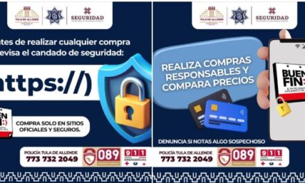 En Tula reforzarán la seguridad con el operativo “Buen Fin”