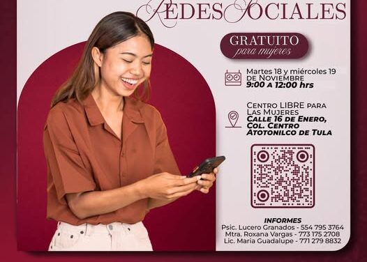 𝗜𝗺𝗽𝘂𝗹𝘀𝗮𝗺𝗼𝘀 𝗲𝗹 𝗮𝗽𝗿𝗲𝗻𝗱𝗶𝘇𝗮𝗷𝗲 𝘆 𝗮𝘂𝘁𝗼𝗻𝗼𝗺𝗶́𝗮 𝗱𝗲 𝗹𝗮𝘀 𝗺𝘂𝗷𝗲𝗿𝗲𝘀 𝗱𝗲 𝗔𝘁𝗼𝘁𝗼𝗻𝗶𝗹𝗰𝗼 𝗱𝗲 𝗧𝘂𝗹𝗮