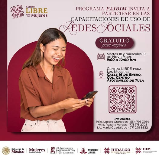 𝗜𝗺𝗽𝘂𝗹𝘀𝗮𝗺𝗼𝘀 𝗲𝗹 𝗮𝗽𝗿𝗲𝗻𝗱𝗶𝘇𝗮𝗷𝗲 𝘆 𝗮𝘂𝘁𝗼𝗻𝗼𝗺𝗶́𝗮 𝗱𝗲 𝗹𝗮𝘀 𝗺𝘂𝗷𝗲𝗿𝗲𝘀 𝗱𝗲 𝗔𝘁𝗼𝘁𝗼𝗻𝗶𝗹𝗰𝗼 𝗱𝗲 𝗧𝘂𝗹𝗮