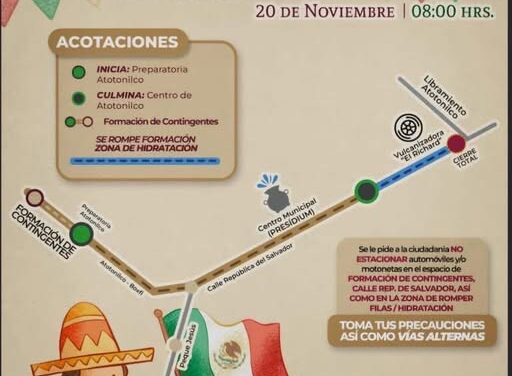 ¡𝗧𝗼𝗱𝗼 𝗹𝗶𝘀𝘁𝗼 𝗽𝗮𝗿𝗮 𝗲𝗹 𝗗𝗲𝘀𝗳𝗶𝗹𝗲 𝗖𝗼𝗻𝗺𝗲𝗺𝗼𝗿𝗮𝘁𝗶𝘃𝗼 𝗱𝗲𝗹 𝟮𝟬 𝗱𝗲 𝗡𝗼𝘃𝗶𝗲𝗺𝗯𝗿𝗲