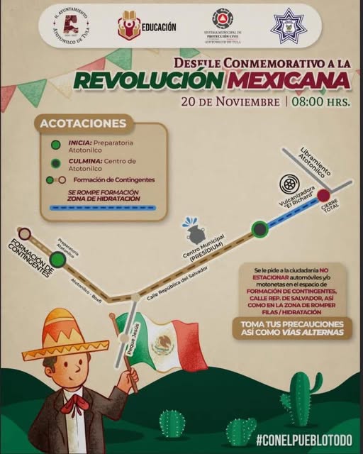 ¡𝗧𝗼𝗱𝗼 𝗹𝗶𝘀𝘁𝗼 𝗽𝗮𝗿𝗮 𝗲𝗹 𝗗𝗲𝘀𝗳𝗶𝗹𝗲 𝗖𝗼𝗻𝗺𝗲𝗺𝗼𝗿𝗮𝘁𝗶𝘃𝗼 𝗱𝗲𝗹 𝟮𝟬 𝗱𝗲 𝗡𝗼𝘃𝗶𝗲𝗺𝗯𝗿𝗲