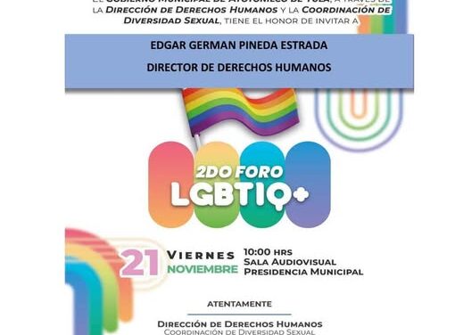 Atotonilco realizará segundo foro LGBTIQ+