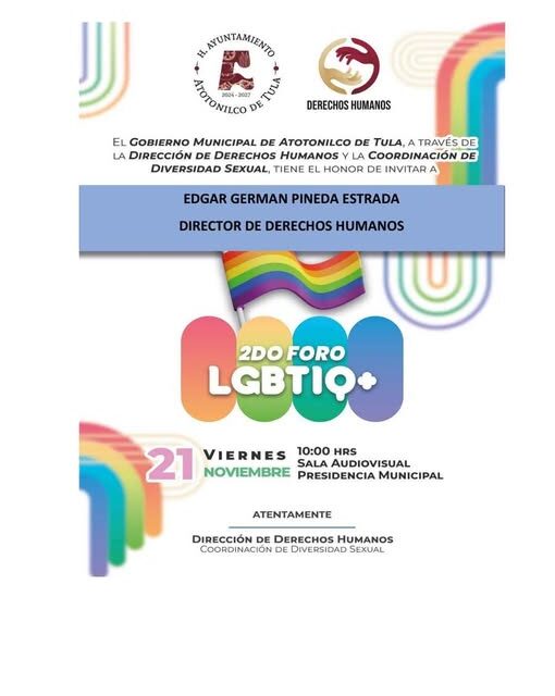 Atotonilco realizará segundo foro LGBTIQ+