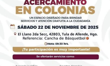 Invitan a participar en las mesas de acercamiento en Tula de Allende