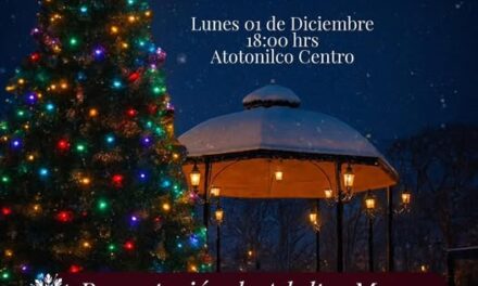 𝗟𝗮 𝗺𝗮𝗴𝗶𝗮 𝗱𝗲 𝗹𝗮 𝗡𝗮𝘃𝗶𝗱𝗮𝗱 𝗹𝗹𝗲𝗴𝗮 𝗮 𝗔𝘁𝗼𝘁𝗼𝗻𝗶𝗹𝗰𝗼 𝗱𝗲 𝗧𝘂𝗹𝗮 con el encendido del árbol navideño