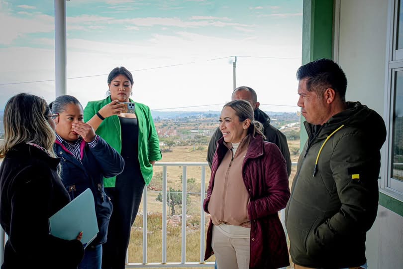 Tania Valdez da seguimiento a trámites para poner en marcha el COBAEH de San Ildefonso