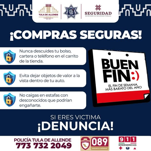 Durante este Buen Fin realiza compras seguras